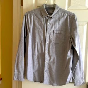 Under Armour; Light Grey Button Up; Large